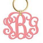 Monogram Acrylic Keychain