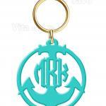 Monogram Keychain Anchor T..