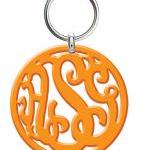 Monogram Acrylic Keychain