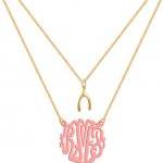 Monogram Necklace Wish Bon..