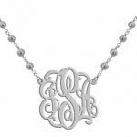 Monogram Acrylic Necklace ..