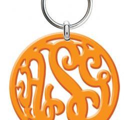 Monogram Acrylic Keychain