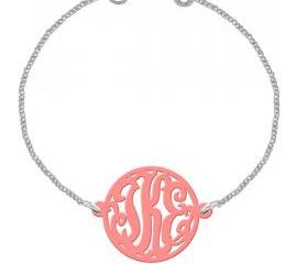 Monogram Bracelet Acrylic Monogram