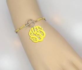 Monogram Bracelet Acrylic Monogram