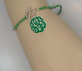 Monogram Bracelet Acrylic Monogram