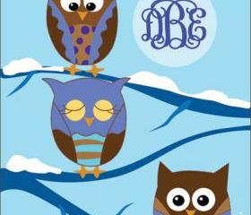 Monogram Card, Personalized, Single Side, Hand Painted, Birthday, Valentines, Party, Invitation, Gift, Holliday, Occasion
